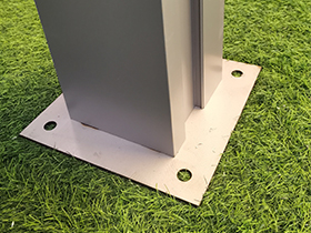 明陽(yáng)遮陽(yáng)-百葉涼亭304不銹鋼支架